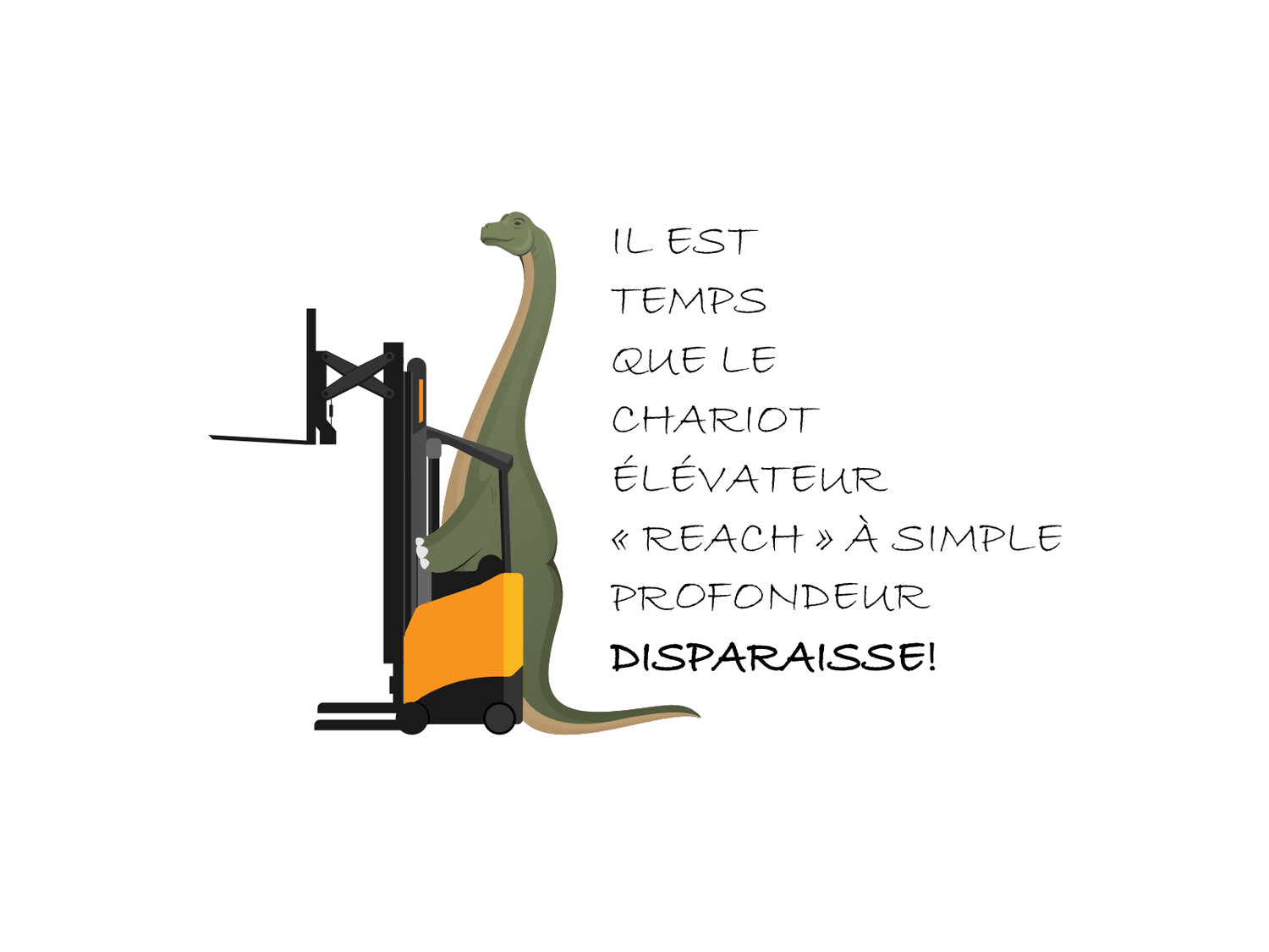 Il est temps que le chariot élévateur "Reach" à simple profondeur disparaisse !
