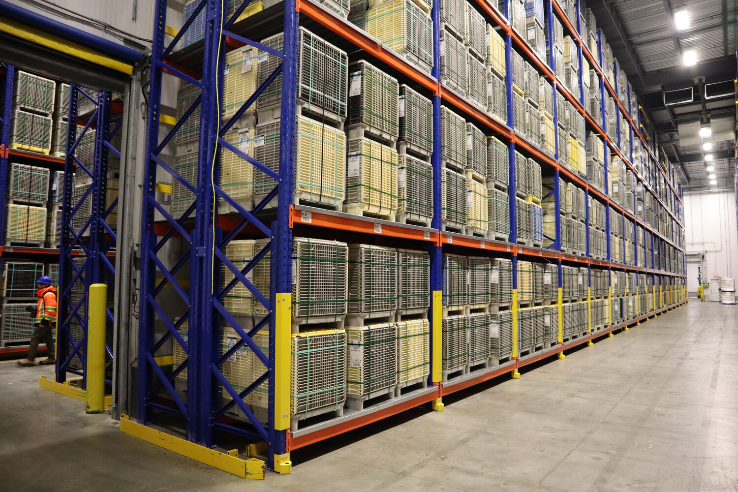 New optimised warehouse racking for Agropur