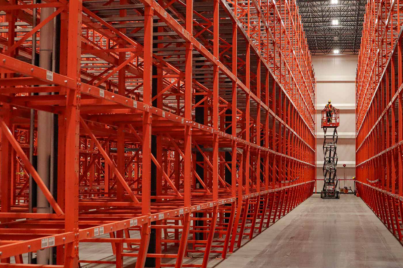 Racking industriel pour un client Canadien dans l'industrie de la restauration