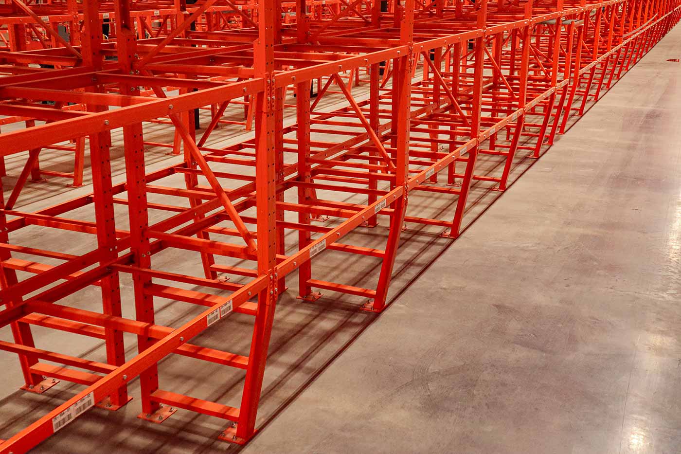 Racking industriel pour un client Canadien dans l'industrie de la restauration