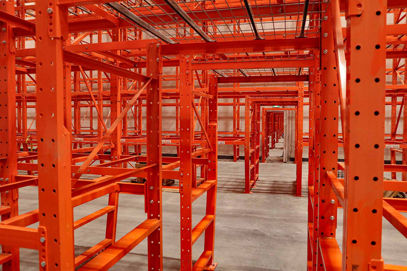 Racking industriel pour un client Canadien dans l'industrie de la restauration